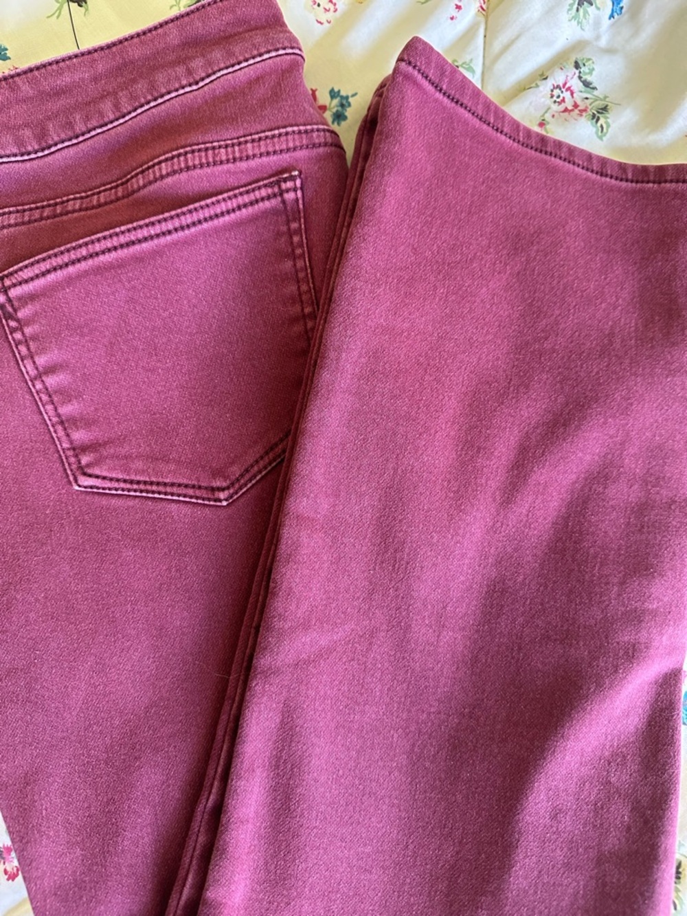 Dress Barn High-Rise Jeans in Dusty Rose - Picture 9 of 9